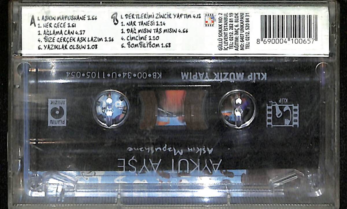 Aykut Ayşe - Aşkın Mapushane Kaset (İkinci El) KST28573 - 2
