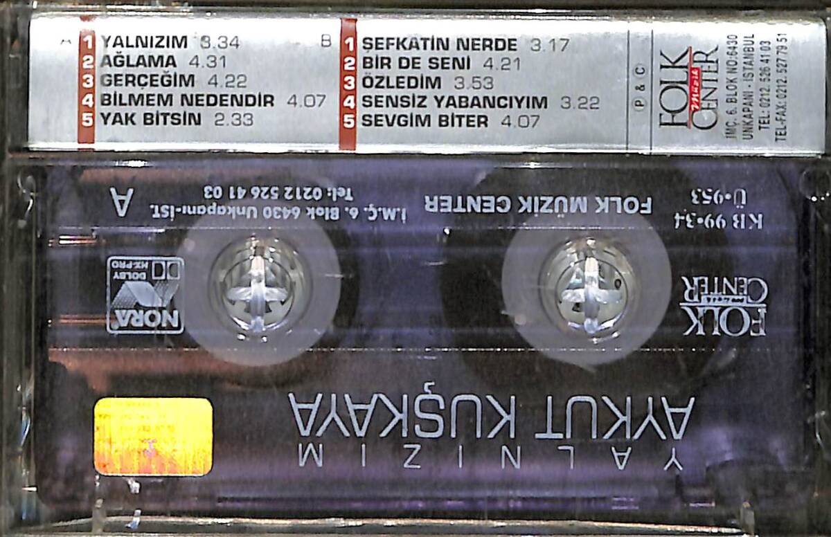 Aykut Kuşkaya - Yalnızım Kaset (İkinci El) KST28477 - 2