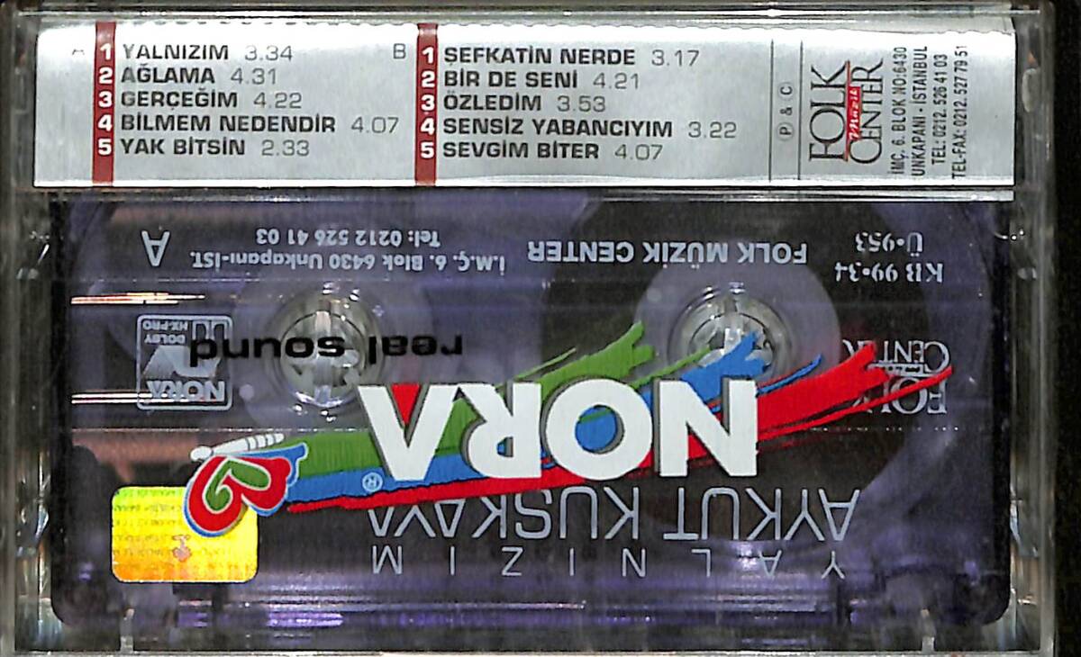 Aykut Kuşkaya - Yalnızım Kaset (Sıfır) KST28272 - 2
