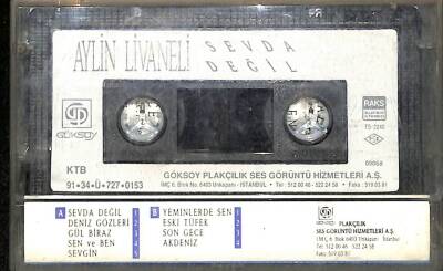 Aylin Livaneli - Sevda Değil Kaset (İkinci El Kaset) KST20575 - 2
