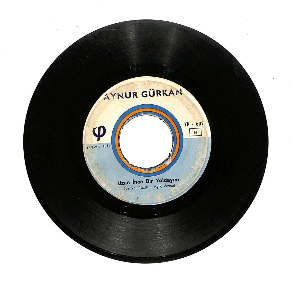 Aynur Gürkan - Gel Gidelim Uzaklara Sevgilim / Uzun İnce Bir Yoldayım 45'lik Plak PLK28118 - 2