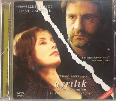 Ayrılık (İsabelle Huppert) VCD Film VCD11613 - 1