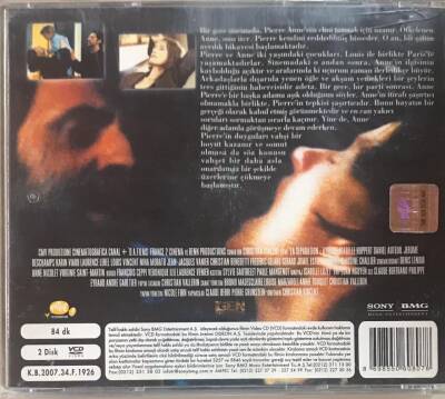 Ayrılık (İsabelle Huppert) VCD Film VCD11613 - 2