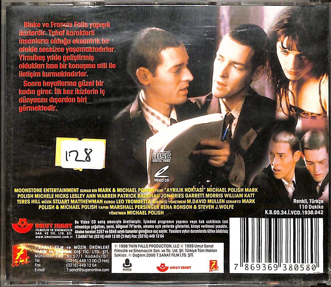 Ayrılık Noktası – Twin Falls Idaho (1999) Orijinal VCD Film VCD28700 - 2