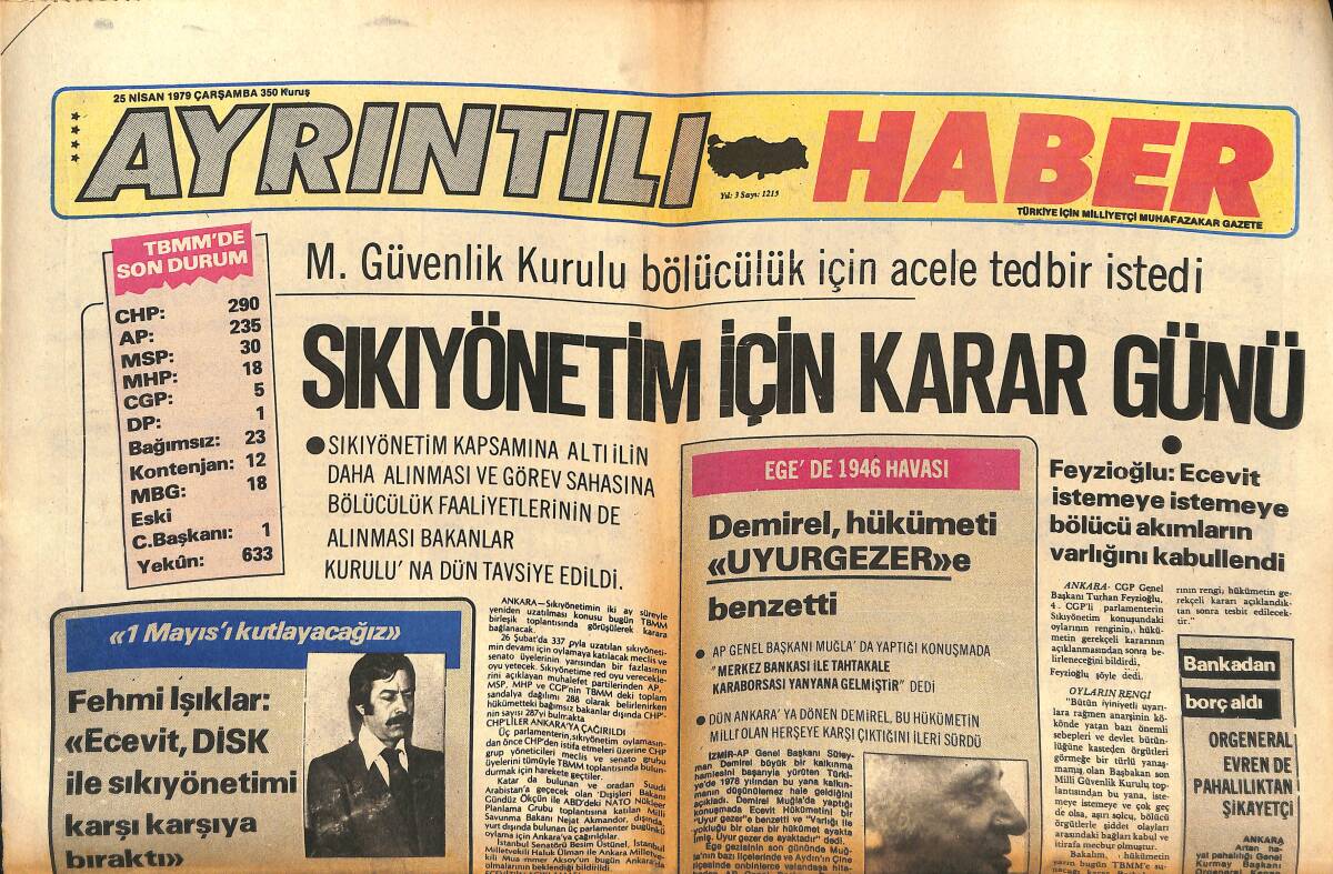 Ayrıntılı Haber Gazetesi 25 Nisan 1979 - Kızı Jane, Oscar Sarhoşluğu Yaşıyor, Baba Fonda Hastaneye Düştü GZ147245 - 1