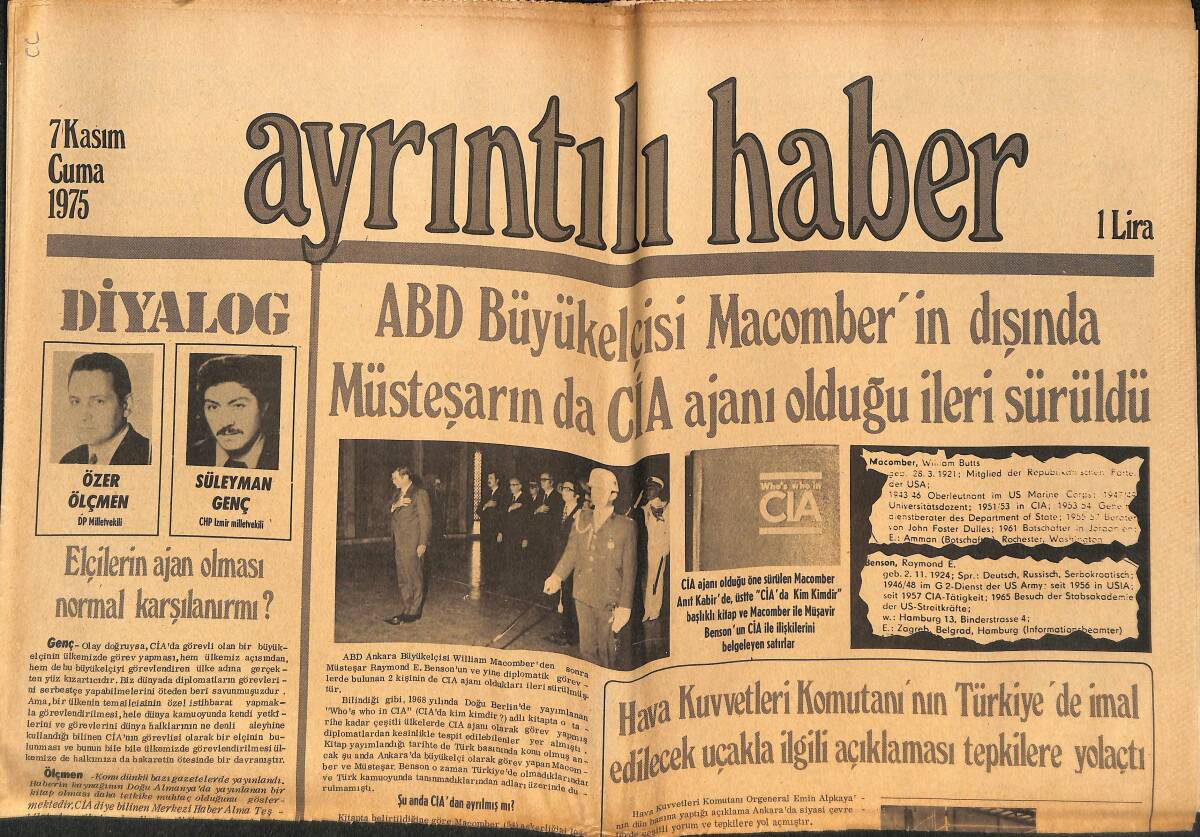 Ayrıntılı Haber Gazetesi 7 Kasım 1975 - Yeşil Yürüyüşün Arındaki Gerçekler - Sophia Loren'in Resimleriyle Duvarlarını Süsleyen Ressam GZ147232 - 1