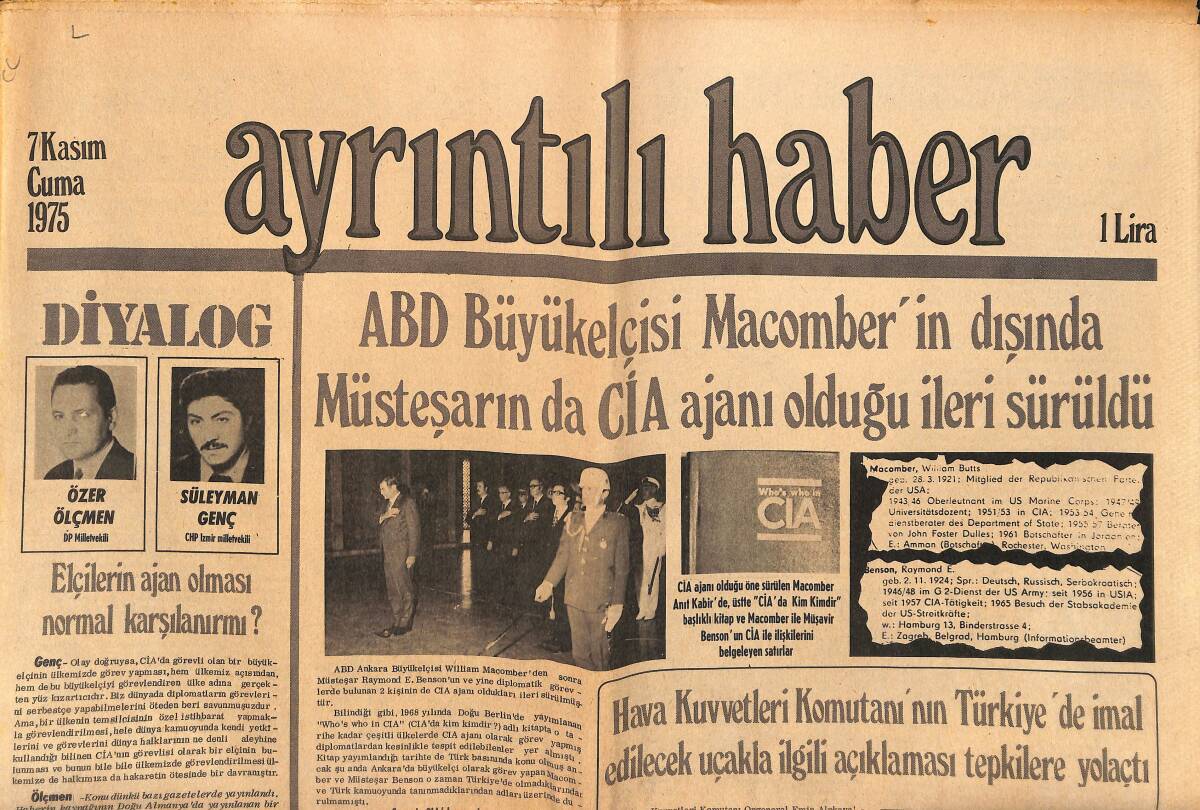 Ayrıntılı Haber Gazetesi 7 Kasım 1975 - Yeşil Yürüyüşün Arındaki Gerçekler - Sophia Loren'in Resimleriyle Duvarlarını Süsleyen Ressam GZ147569 - 1