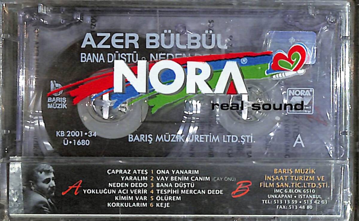 Azer Bülbül - Bana Düştü Kaset (Sıfır) KST28211 - 2