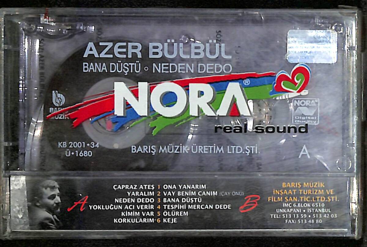 Azer Bülbül - Bana Düştü / Neden Dedo Kaset (Sıfır) KST28226 - 2