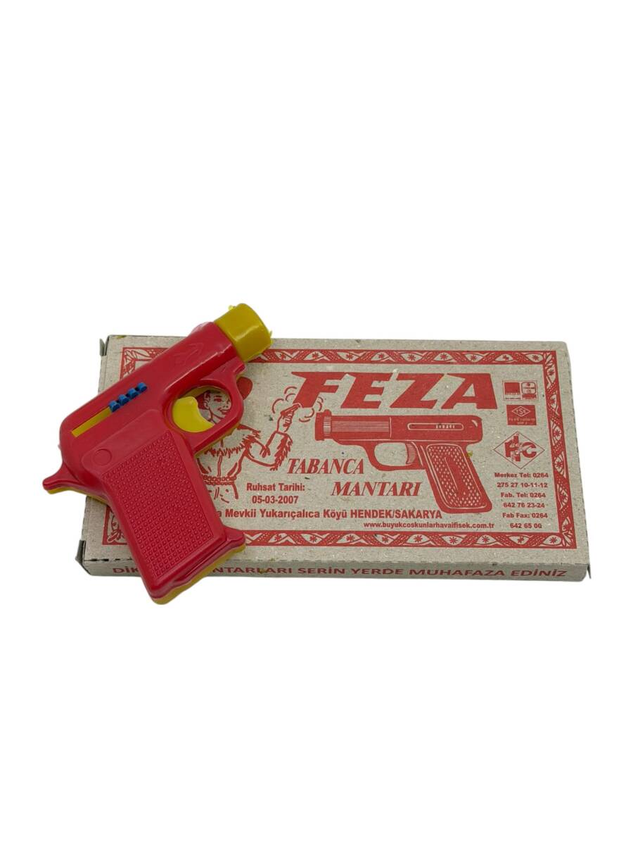 Azim Plâstik Mantar Tabancası Ve Feza Tabanca Mantarı Set - Koleksiyon İçin AOB9007 - 2