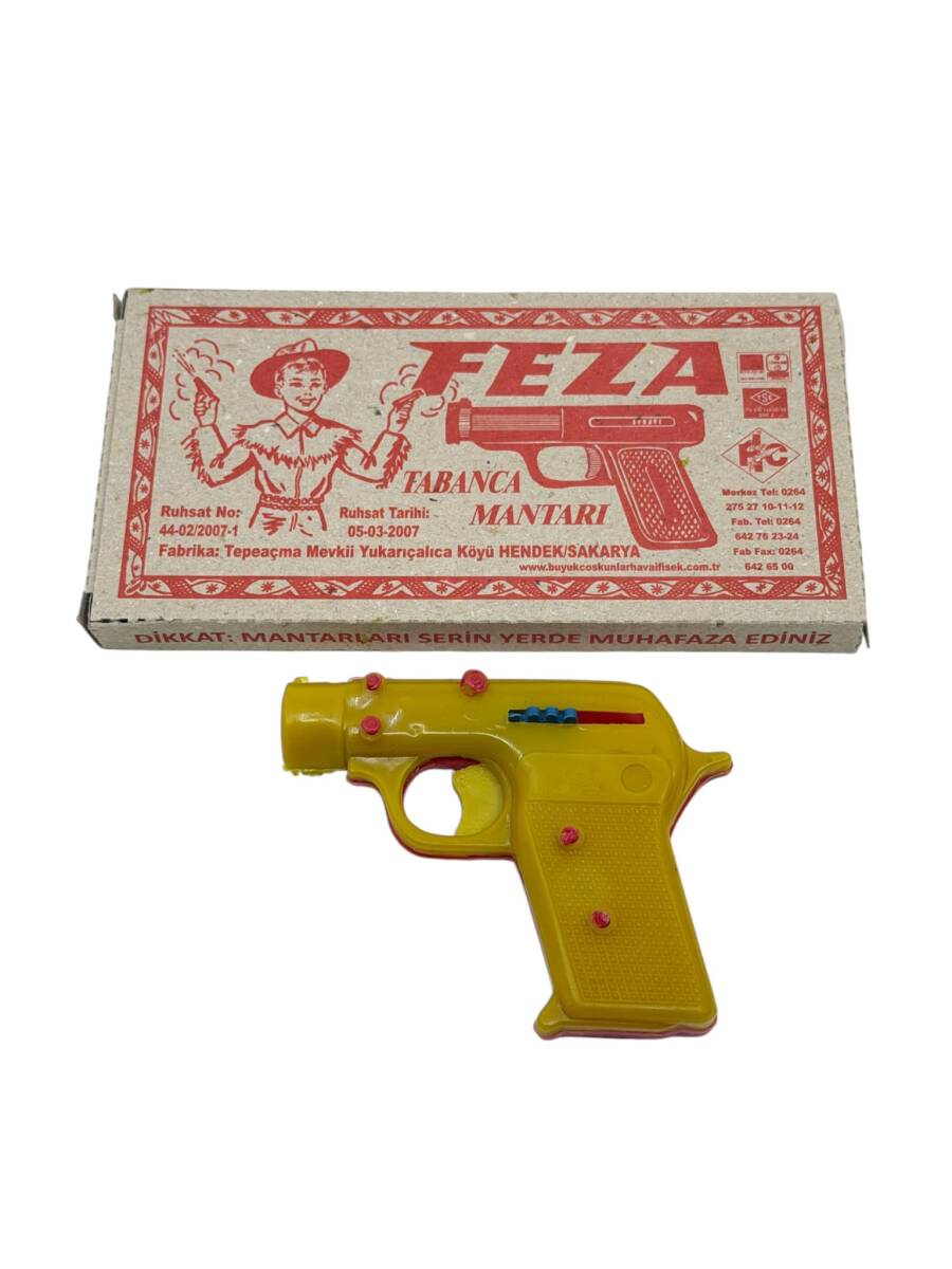 Azim Plâstik Mantar Tabancası Ve Feza Tabanca Mantarı Set - Koleksiyon İçin AOB9007 - 1