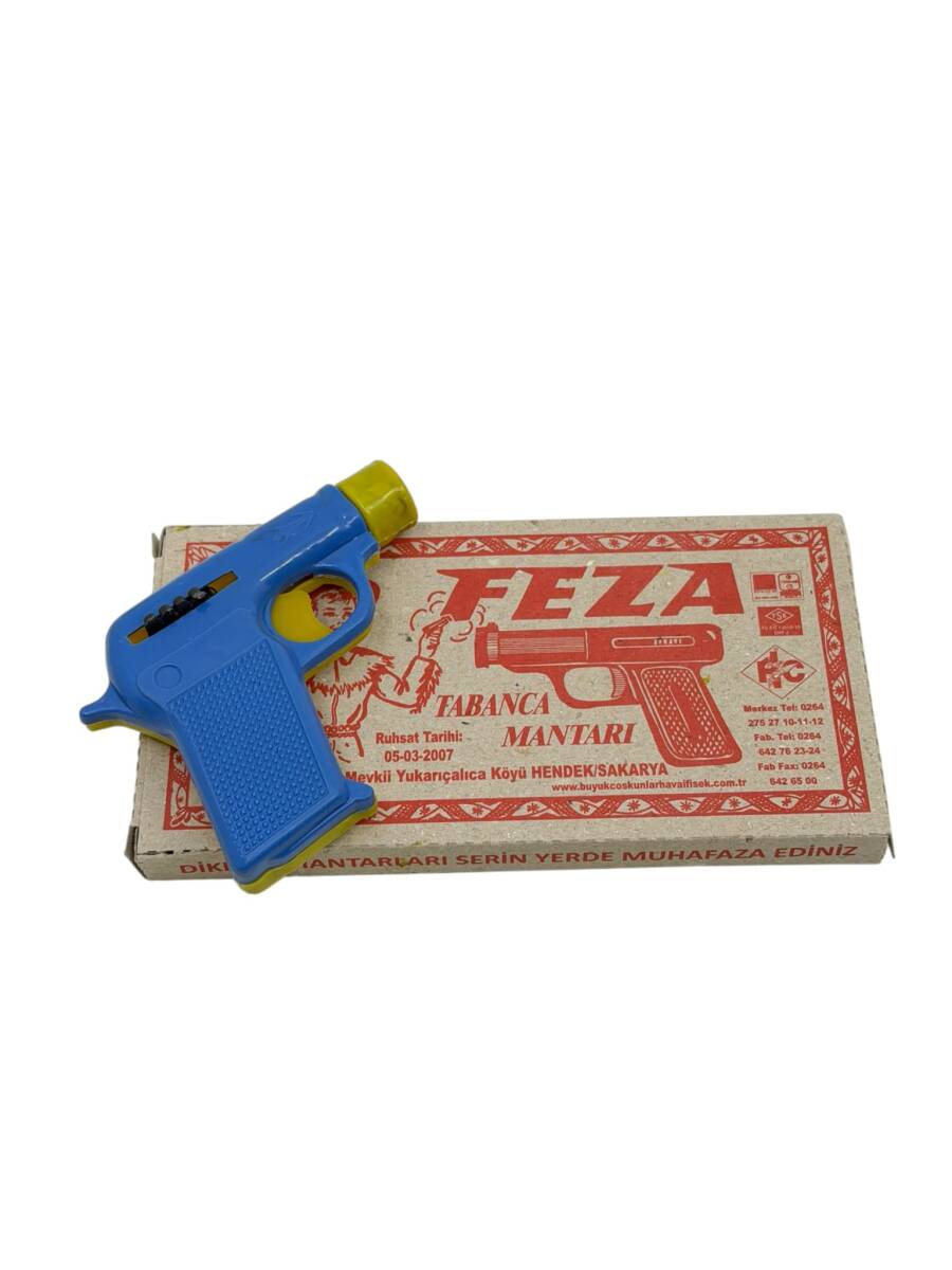 Azim Plâstik Mantar Tabancası Ve Feza Tabanca Mantarı Set - Koleksiyon İçin AOB9009 - 1