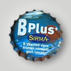 B Plus SIRMA B Vitaminli Mineralli Gazlı İçecek Basılmamış Gazoz Kapağı CMK1-1183 - 3