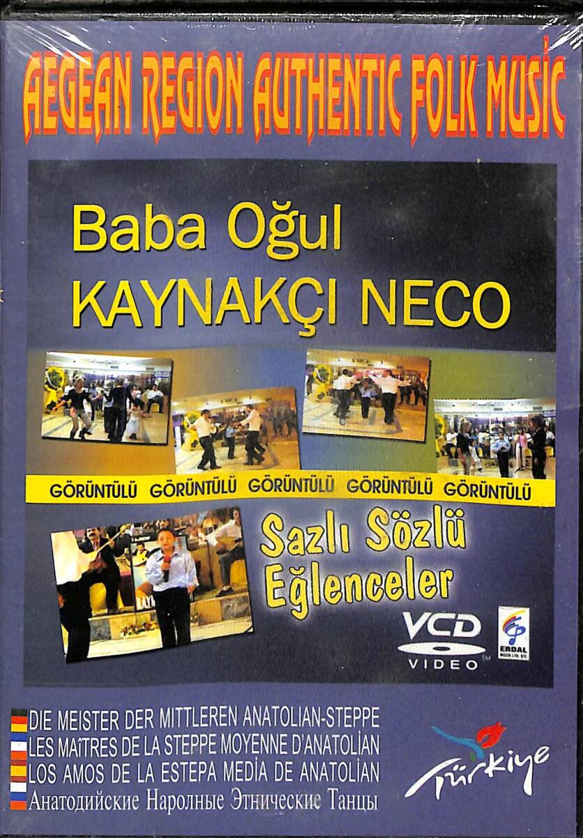 Baba Oğul Kaynakçı Neco - Sazlı Sözlü Eğlenceler Görüntülü VCD Video (Sıfır) DVD2912 - 1
