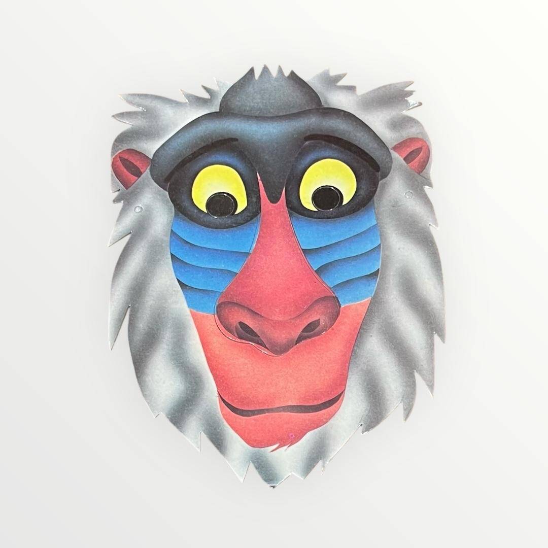 Babun Hayvan Çocuk Yüz Maskesi AOB4865 - 1