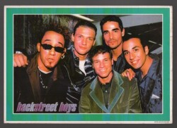 Backstreet Boys Büyükboy Kartpostal KRT4711 - Gökçekoleksiyon