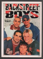 Backstreet Boys Büyükboy Kartpostal KRT4719 - Gökçekoleksiyon