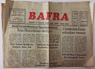 Bafra Gazetesi 19 Haziran 1969 - Ofda Yeni Çay Fabrikası Açıldı GZ26483 - 1
