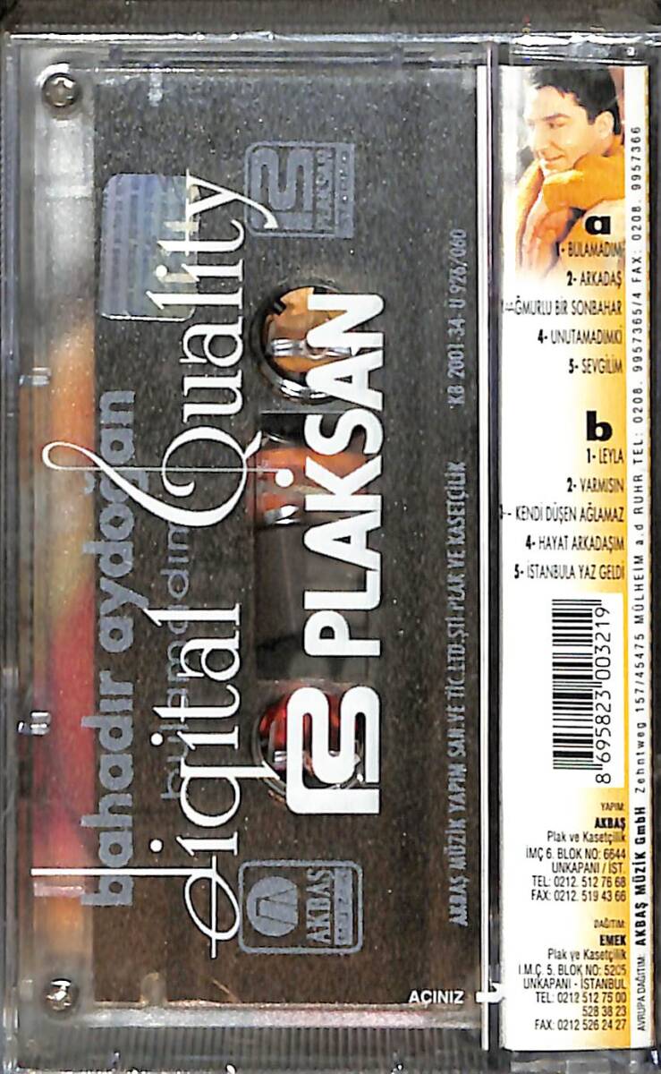 Bahadır Aydoğan - Bulamadım Kaset (Sıfır) KST28001 - 2