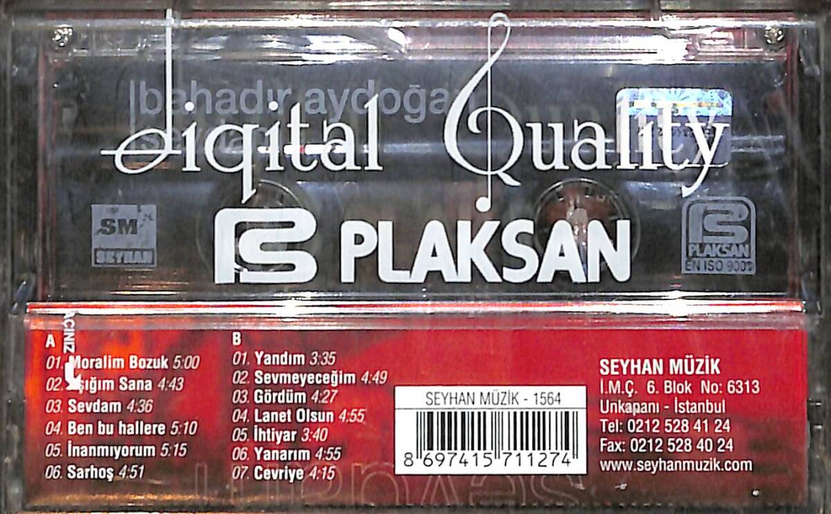 Bahadır Aydoğan - Sevdam Kaset (Sıfır) KST26780 - 2