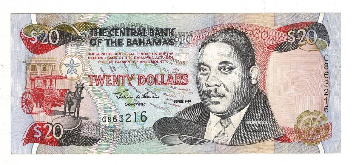 Bahamalar 20 Dolar 1997 ÇT YKP8096 - 1