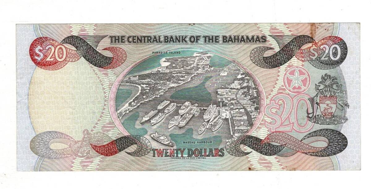 Bahamalar 20 Dolar 1997 ÇT YKP8096 - 2