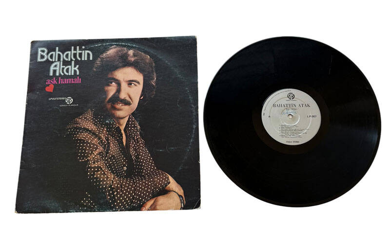 Bahattin Atak - Aşk Hamalı LP PLAK (10/9) ''Orijinal Dönem Baskı'' PLK27612 - 1