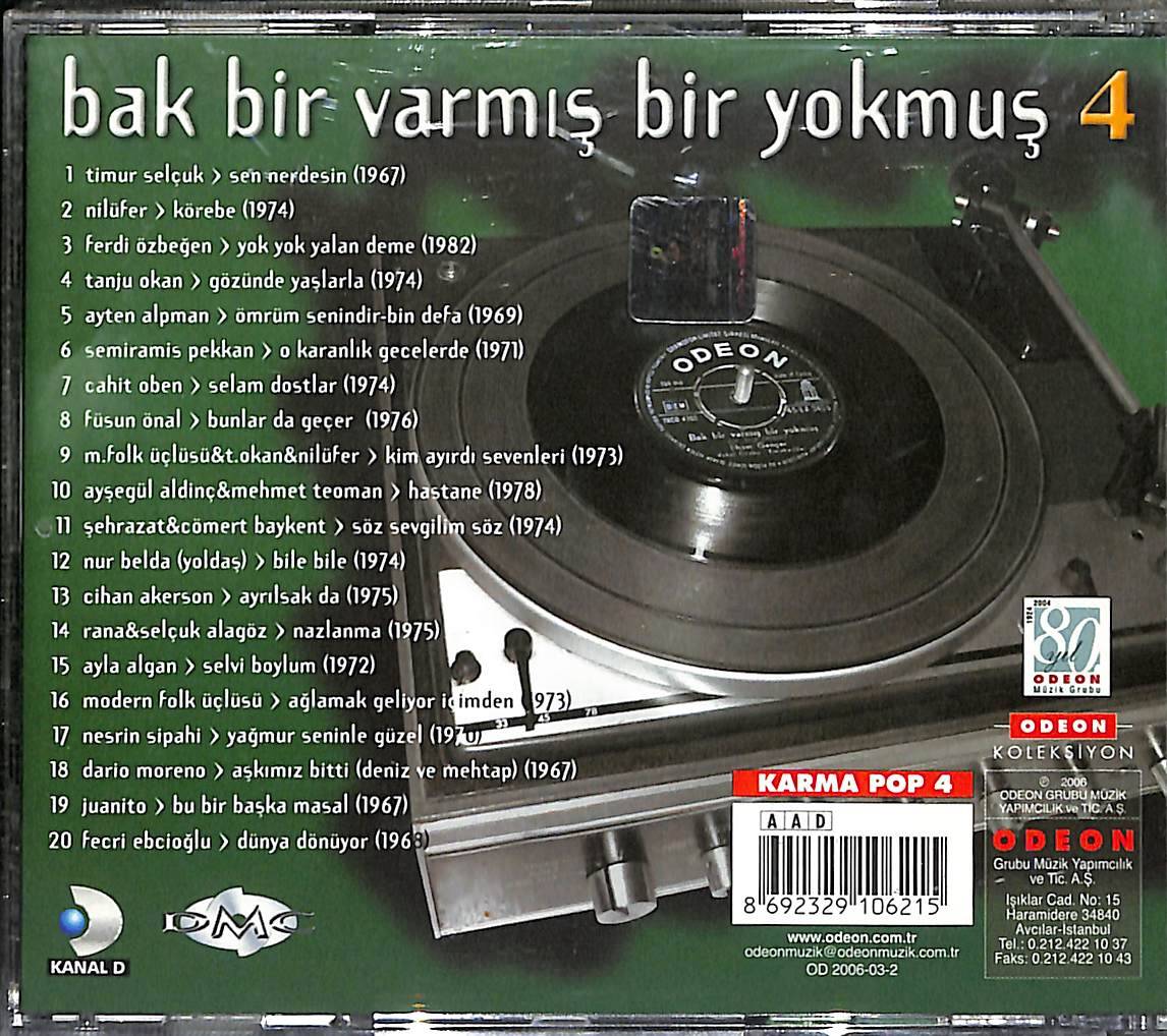 Bak Bir Varmış Bir Yokmuş 4 CD (İkinci El) CD4687 - 2