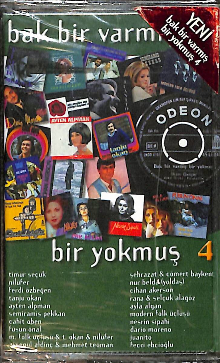 Bak Bir Varmış Bir Yokmuş 4 Kaset (Sıfır) KST28292 - 1