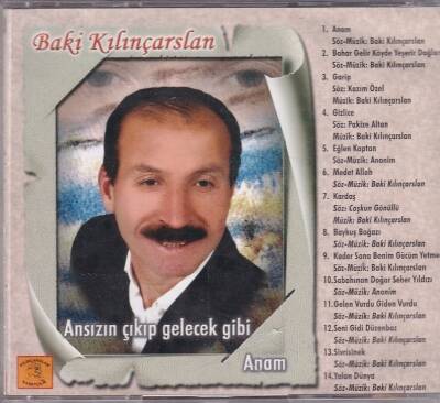 Baki Kılınçarslan *Ansızın Çıkıp Gelecek Gibi* ( İkinci El ) CD Müzik CD843 - 6