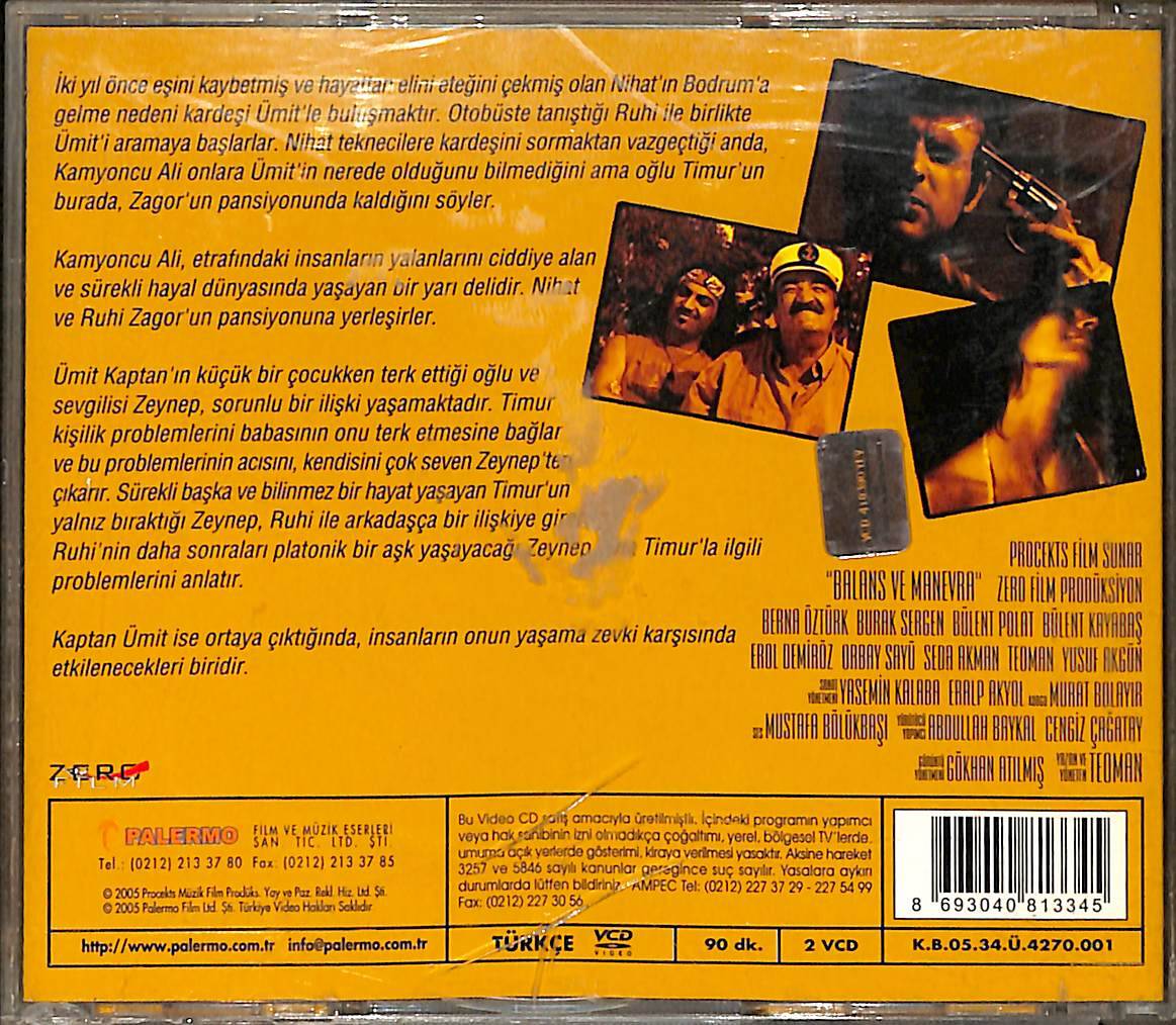 Balans Ve Manevra Orijinal VCD Film VCD29089 - 2