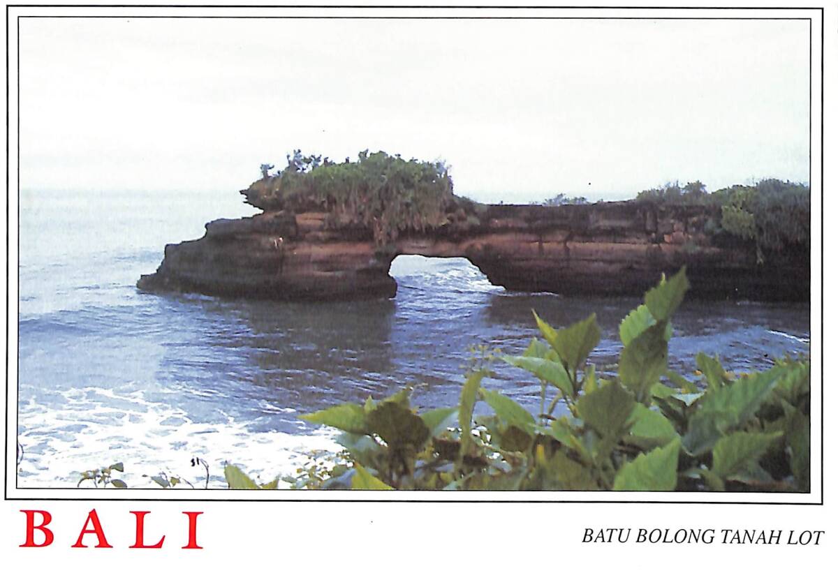 Bali Kartpostal - Batu Bolong Tanah Lot KRT23602 - 1