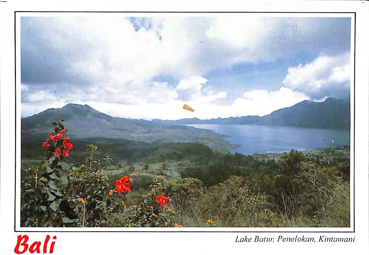 Bali Kartpostal - Lake Batur, Penelokan, Kintamani KRT23586 - 1