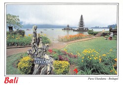 Bali Kartpostal - Pura Ulundanu, Bedugul KRT23593 - Gökçekoleksiyon