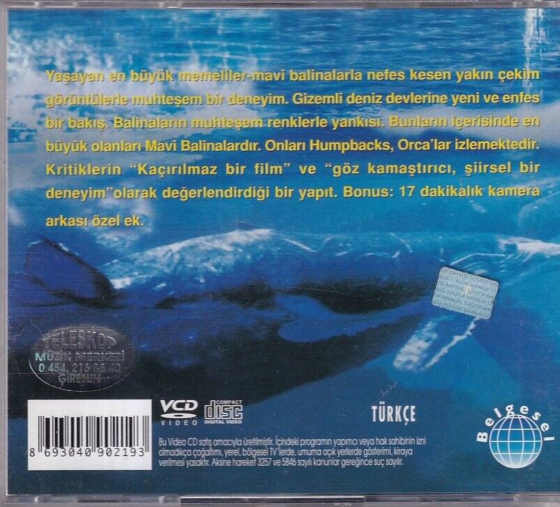 Balinalar Whales (Belgesel) VCD Film VCD9716 - 2