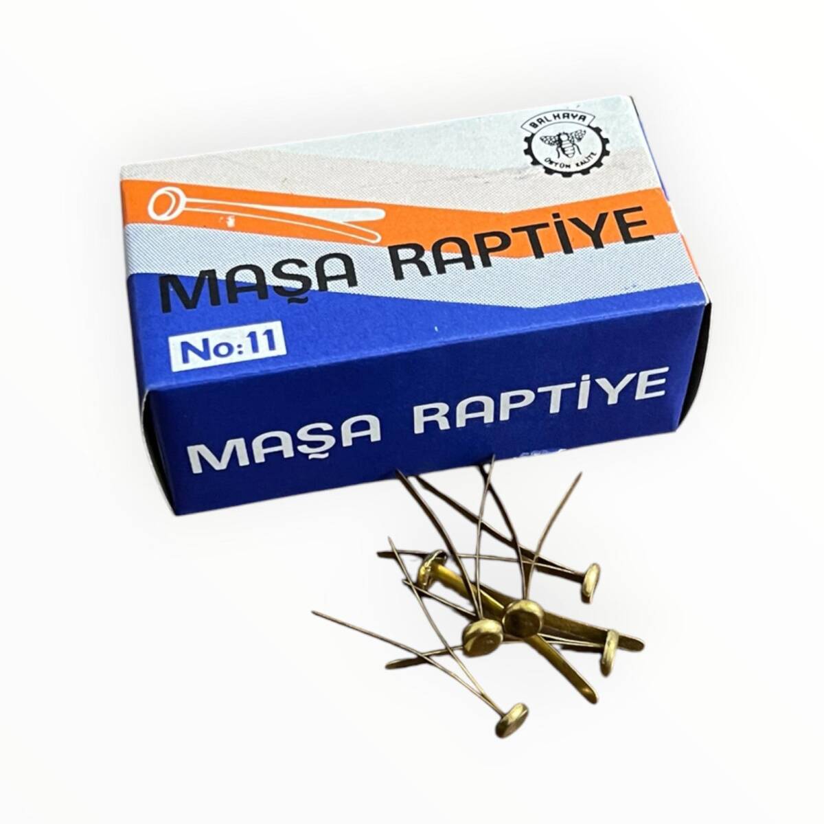 BALKAYA 1990's Maşa Raptiye 50 Adetli Dolu Kutu AOB8879 - 2