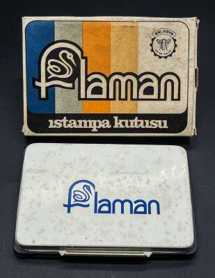 Balkaya Flaman Dolu Istampa Teneke Kutusu Kullanılmamış AOB3040 (N) - 1