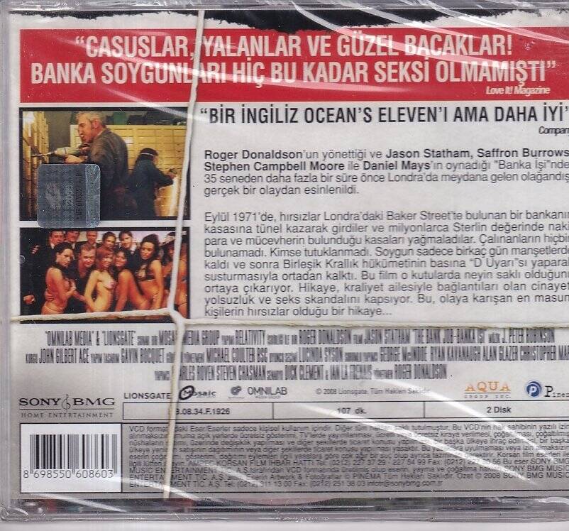 Banka İşi VCD Film VCD9259 - 2