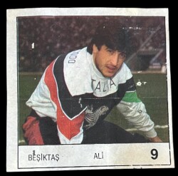 BANKO (Reha) 1992 Türkiyye Ligi Sporcu Sakız ağıdı *Beşiktaş Ali * No 9 # SKZ1904 - 3