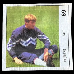 BANKO (Reha) 1992 Türkiyye Ligi Sporcu Sakız ağıdı *Beşiktaş Bako * No 69 # SKZ1892 - 1