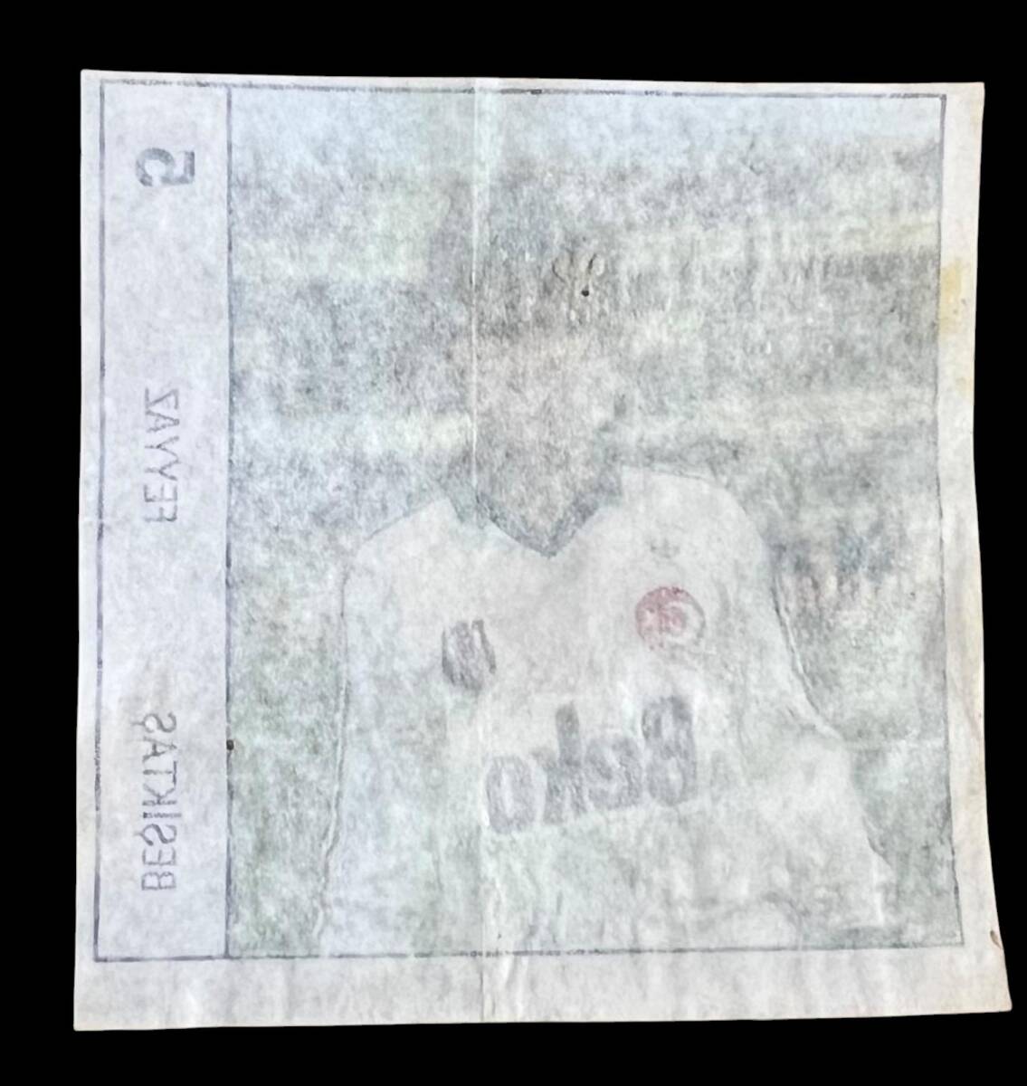BANKO (Reha) 1992 Türkiyye Ligi Sporcu Sakız ağıdı *Beşiktaş Feaz * No 5 # SKZ1887 - 2