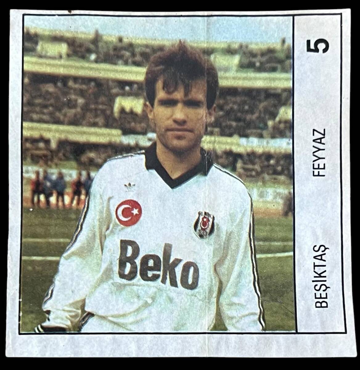 BANKO (Reha) 1992 Türkiyye Ligi Sporcu Sakız ağıdı *Beşiktaş Feyyaz * No 5 # SKZ1909 - 3