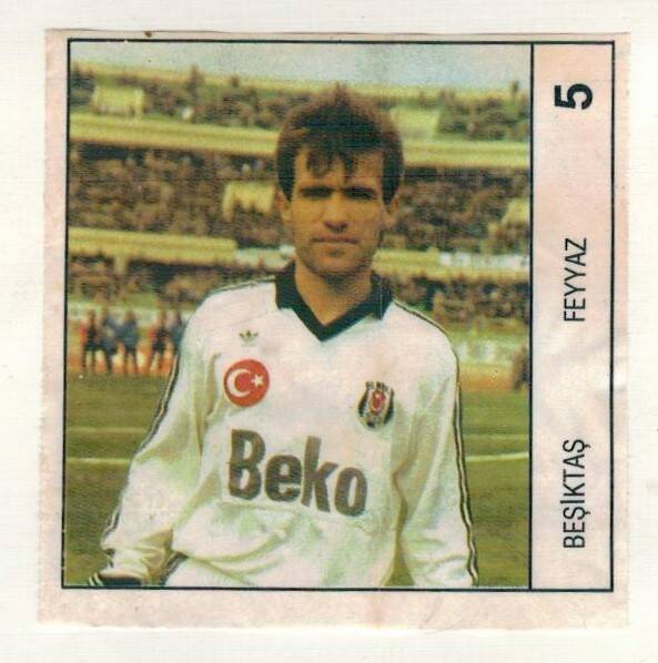 BANKO (Reha) 1992 Türkiyye Ligi Sporcu Sakız ağıdı *Beşiktaş Feyyaz * No 5 # SKZ1909 - 1