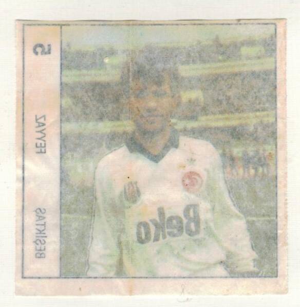 BANKO (Reha) 1992 Türkiyye Ligi Sporcu Sakız ağıdı *Beşiktaş Feyyaz * No 5 # SKZ1909 - 2