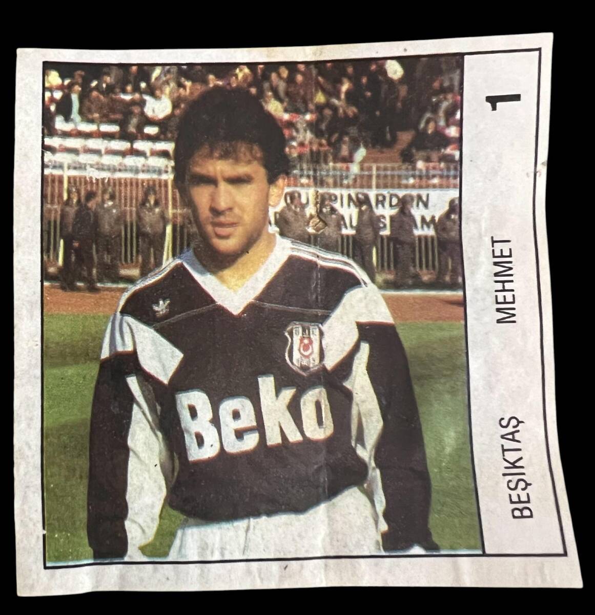 BANKO (Reha) 1992 Türkiyye Ligi Sporcu Sakız ağıdı *Beşiktaş Memet * No 1 # SKZ1884 - 3