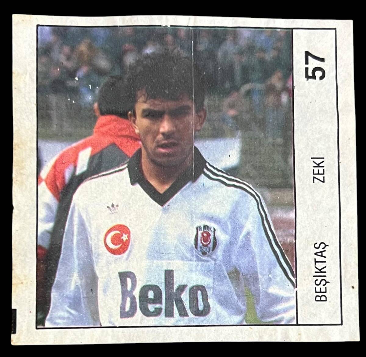 BANKO (Reha) 1992 Türkiyye Ligi Sporcu Sakız ağıdı *Beşiktaş Zeki* No 57 # SKZ1902 - 1