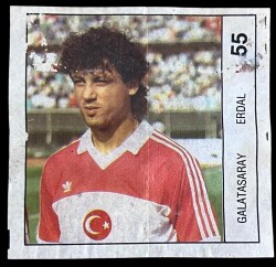 BANKO (Reha) 1992 Türkiyye Ligi Sporcu Sakız ağıdı *Galatasaray Erdal * No 55 # SKZ1905 - 3