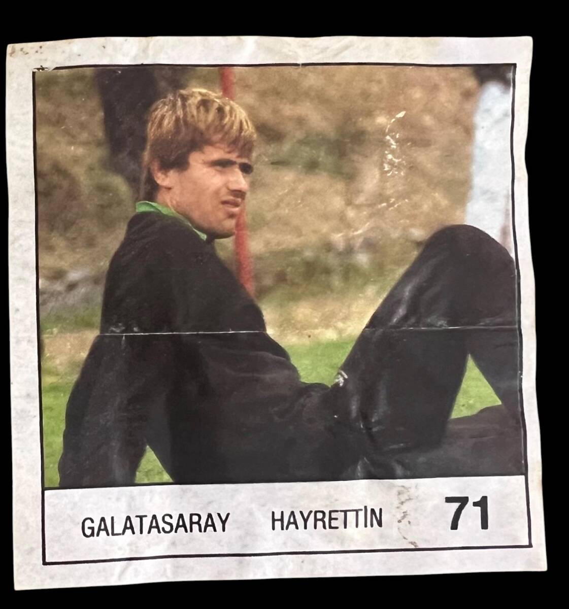 BANKO (Reha) 1992 Türkiyye Ligi Sporcu Sakız ağıdı *Galatasaray Hayrettin * No 71 # SKZ1890 - 1
