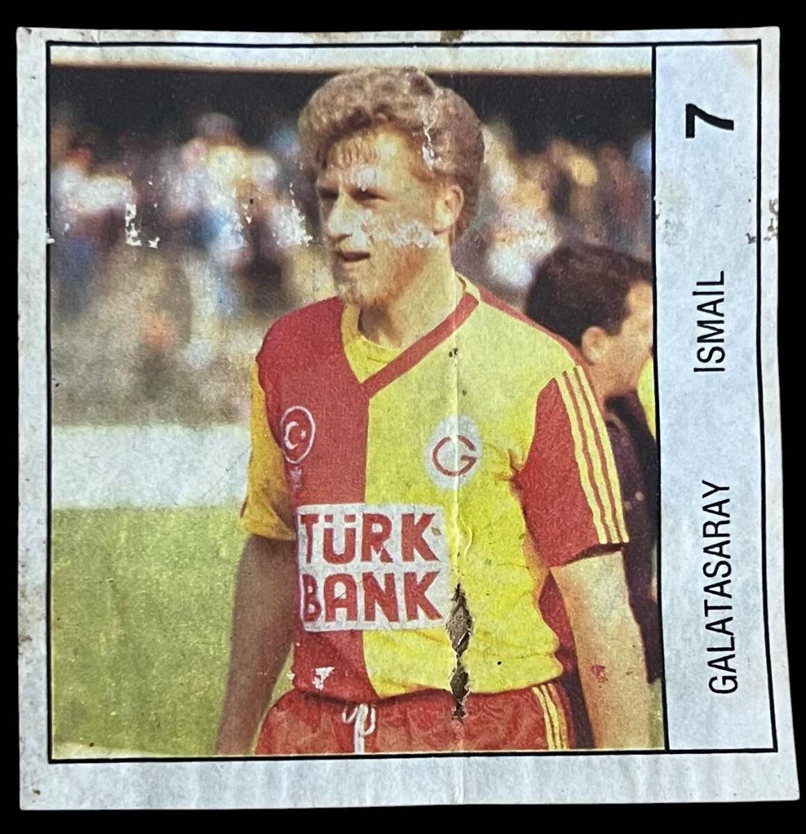 BANKO (Reha) 1992 Türkiyye Ligi Sporcu Sakız ağıdı *Galatasaray İsmail * No 7 # SKZ1907 - 1
