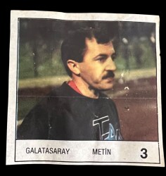 BANKO (Reha) 1992 Türkiyye Ligi Sporcu Sakız ağıdı *Galatasaray Metin * No 3 # SKZ1888 - 1